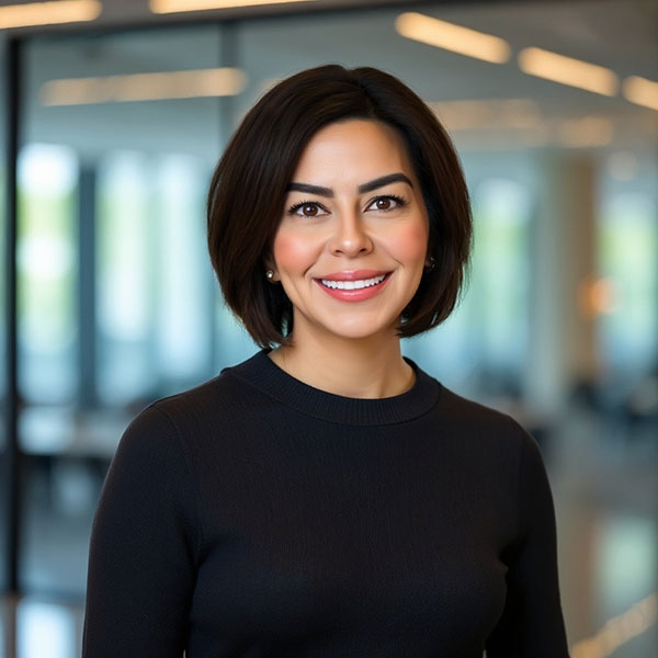 Female dentist working on patient